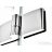 Ravak Smartline SMSKK4-80 (króm+transparent) zuhanykabin 3S244A00Y1