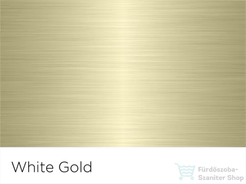 Schock szűrőkosár és túlfolyó takaró manuális lefolyórendszerhez, white gold 400068WGO
