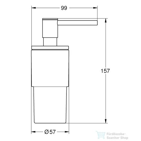 Grohe Atrio fali szappanadagoló, króm 40306003
