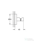 Grohe ESSENTIALS akasztó,Brushed Nickel 40364EN1