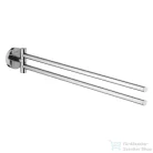Grohe ESSENTIALS 44 cm-es fali dupla törölközőtartó,króm 40371001