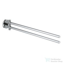   Grohe ESSENTIALS 44 cm-es fali dupla törölközőtartó,króm 40371001