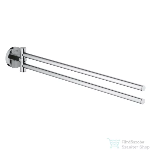 Grohe ESSENTIALS 44 cm-es fali dupla törölközőtartó,króm 40371001