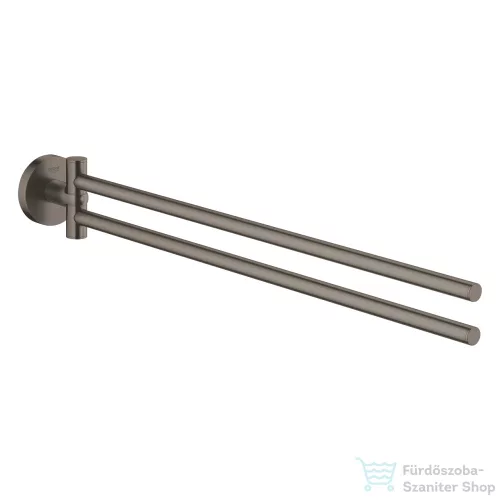 Grohe ESSENTIALS 44 cm-es fali dupla törölközőtartó,Brushed Hard Graphite 40371AL1