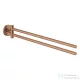 Grohe ESSENTIALS 44 cm-es fali dupla törölközőtartó,Brushed Warm Sunset 40371DL1