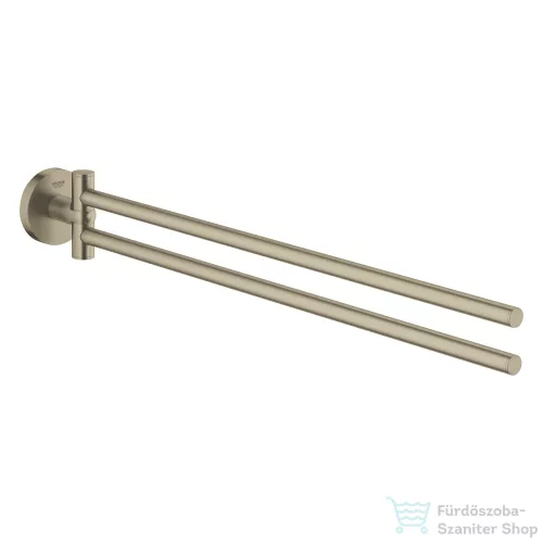 Grohe ESSENTIALS 44 cm-es fali dupla törölközőtartó,Brushed Nickel 40371EN1