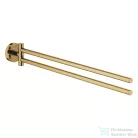 Grohe ESSENTIALS 44 cm-es fali dupla törölközőtartó,Cool Sunrise 40371GL1
