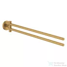 Grohe ESSENTIALS 44 cm-es fali dupla törölközőtartó,Brushed Cool Sunrise 40371GN1