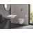 Grohe ESSENTIALS fali wc kefe tartó,króm/üveg 40374001
