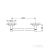 Grohe ESSENTIALS 85,4 cm-es fali törölközőtartó,Brushed Cool Sunrise 40386GN1