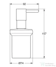 Grohe ESSENTIALS fali szappanadagoló tartó konzol nélkül,Supersteel 40394DC1