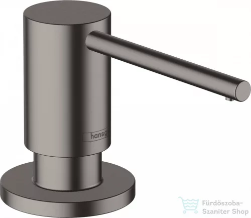 Hansgrohe A41 folyékonyszappan és mosogatószer adagoló, szálcsiszolt fekete/króm 40438340