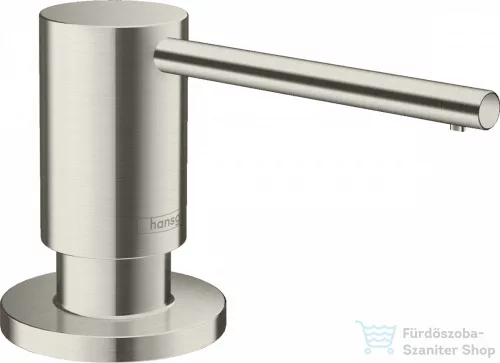 Hansgrohe A41 folyékonyszappan és mosogatószer adagoló, nemesacél felület 40438800
