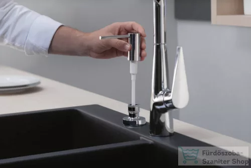 Hansgrohe A51 folyékonyszappan és mosogatószer adagoló, króm 40448000