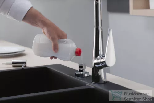 Hansgrohe A51 folyékonyszappan és mosogatószer adagoló, króm 40448000