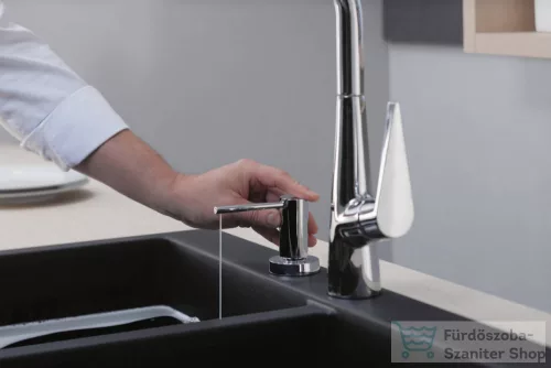 Hansgrohe A51 folyékonyszappan és mosogatószer adagoló, króm 40448000