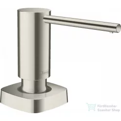   Hansgrohe A71 folyékonyszappan és mosogatószer adagoló, nemesacél felület 40468800