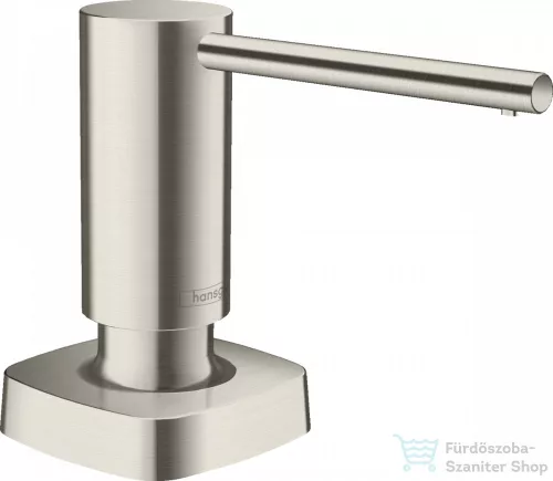 Hansgrohe A71 folyékonyszappan és mosogatószer adagoló, nemesacél felület 40468800
