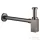 Grohe 1 1/4" szögletes mosdószifon,Hard Graphite 40564A00