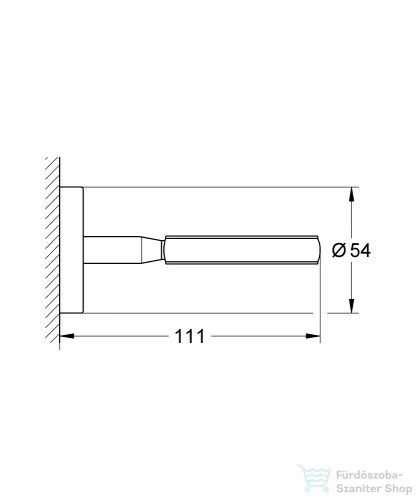 Grohe BAUCOSMOPOLITAN tartókonzol,króm 40585001