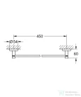 Grohe ESSENTIALS 45 cm-es fali törölközőtartó,Brushed Cool Sunrise 40688GN1