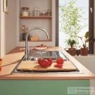 Grohe 45x25 cm-es bambusz vágódeszka 40750HV0