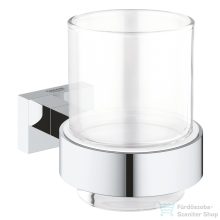   Grohe Essentials Cube fali fogkefetartó pohár,króm 40755001
