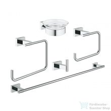   Grohe ESSENTIALS CUBE MESTER FÜRDŐSZOBAI KIEGÉSZÍTŐKÉSZLET 5 AZ 1-BEN 40758001