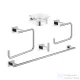 Grohe ESSENTIALS CUBE MESTER FÜRDŐSZOBAI KIEGÉSZÍTŐKÉSZLET 5 AZ 1-BEN 40758001
