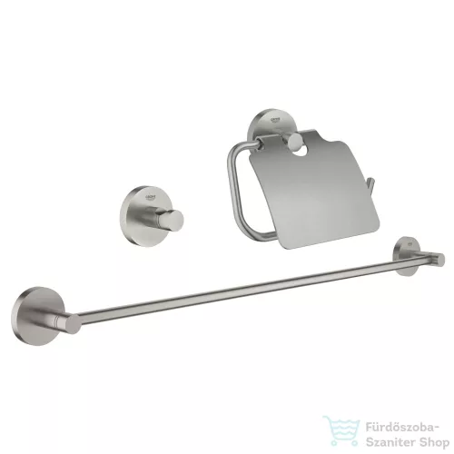 Grohe ESSENTIALS 3 részes kiegészítő szett,Supersteel 40775DC1