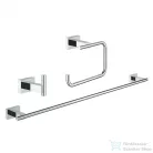 Grohe ESSENTIALS CUBE VENDÉG FÜRDŐSZOBAI KIEGÉSZÍTŐK SZETT 3 AZ 1-BEN 40777001