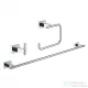 Grohe ESSENTIALS CUBE VENDÉG FÜRDŐSZOBAI KIEGÉSZÍTŐK SZETT 3 AZ 1-BEN 40777001