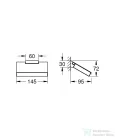 Grohe SELECTION CUBE wc papír tartó, króm 40781000