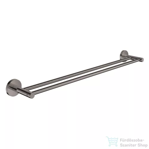 Grohe ESSENTIALS 65,4 cm-es dupla törölközőtartó,Hard Graphite 40802A01