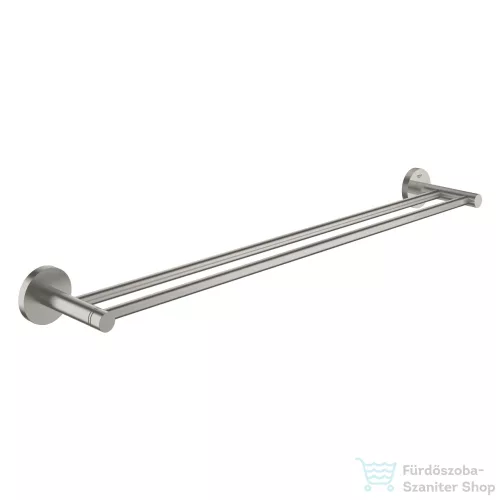 Grohe ESSENTIALS 65,4 cm-es dupla törölközőtartó,Supersteel 40802DC1