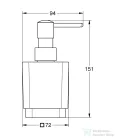Grohe SELECTION CUBE szappanadagoló tartókonzol nélkül,40805000