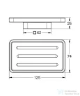 Grohe SELECTION CUBE szappantartó tartókonzol nélkül,40806000