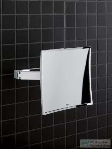 Grohe SELECTION CUBE kozmetikai tükör 3x nagyítással,Króm 40808000
