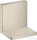 Hansgrohe Axor ShowerSolutions 120/120 polc alaptest nélkül, szálcsiszolt nikkel 40872820