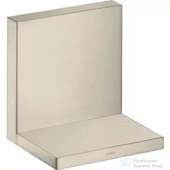   Hansgrohe Axor ShowerSolutions 120/120 polc alaptest nélkül, szálcsiszolt nikkel 40872820