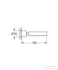 Grohe ATRIO tartókonzol kiegészítőkhöz,Cool Sunrise 40885GL0