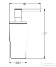 Grohe ATRIO fali szappanadagoló tartó konzol nélkül,króm 40886000