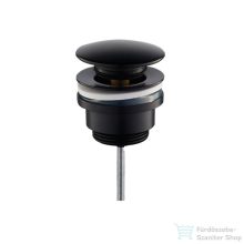   Coycama click-clack leeresztő túlfolyós és túlfolyó nélküli mosdóhoz,fekete 40902203