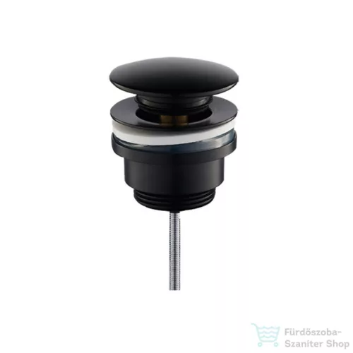 Coycama click-clack leeresztő túlfolyós és túlfolyó nélküli mosdóhoz,fekete 40902203