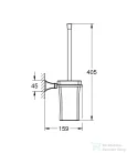 Grohe GRANDERA fali wc kefe tartó,króm/arany 40946IG0