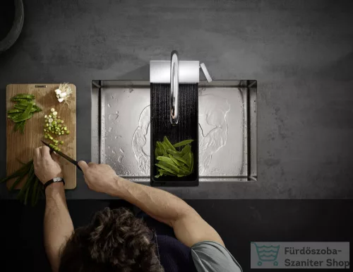 Hansgrohe F14 multifunkciós szűrő, matt fekete 40963000