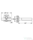 Grohe ALLURE tartókonzol,Hard Graphite 40963A01
