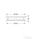 Grohe ALLURE hajszárító betét,40964001