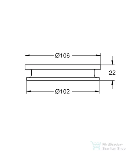 Grohe ALLURE hajszárító betét,40964001