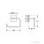 Grohe START CUBE fali wc papír tartó tartó,króm 40978000